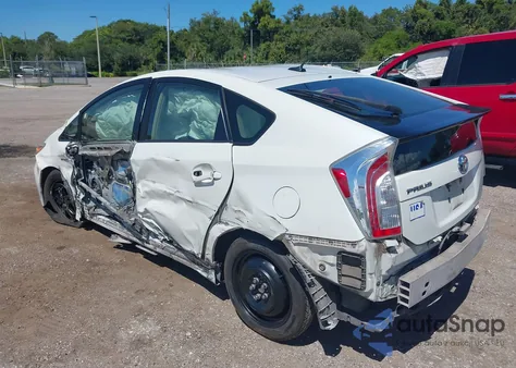 2014 Toyota Prius Four from USA, damaged, VIN JTDKN3DU2E1825936